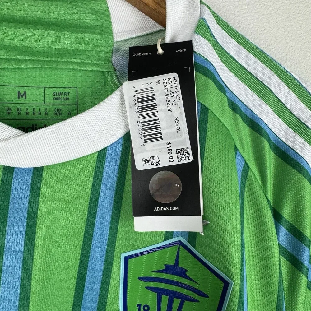Adidas Seattle Sounders FC Home Authentic Jersey 2024/25 Men's Size Medium $150